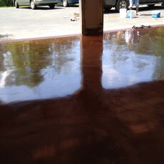 Columbus Metallic Epoxy Garage Floor